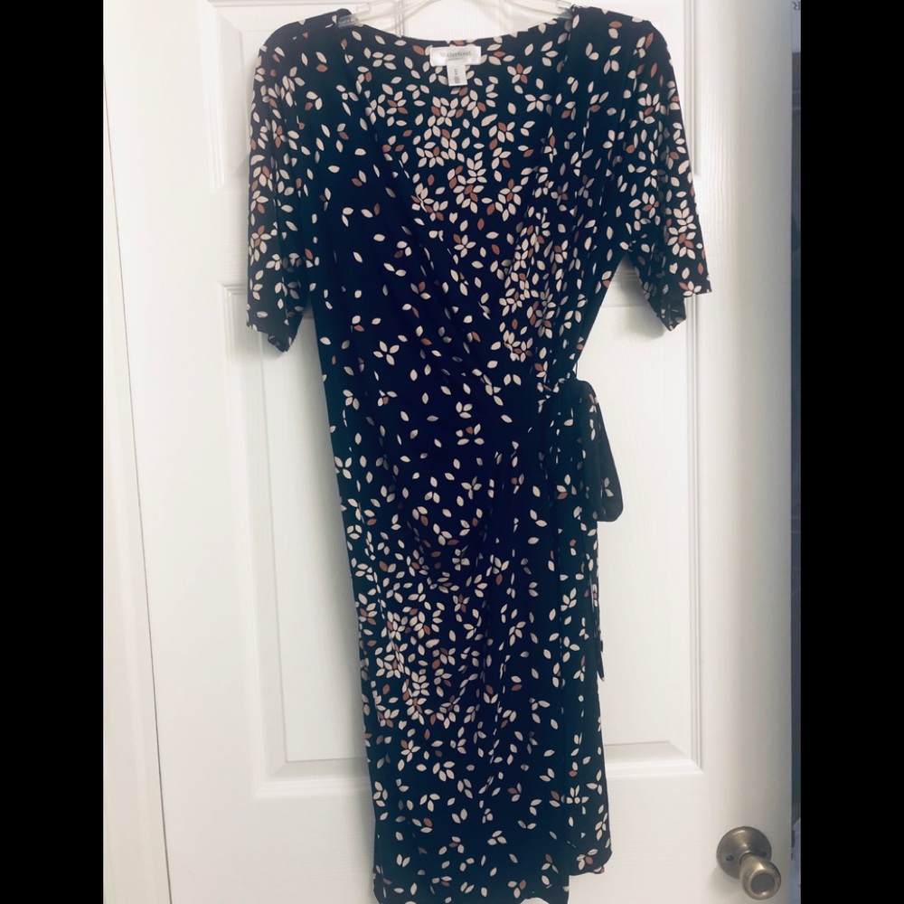 Maternity wrap dress
